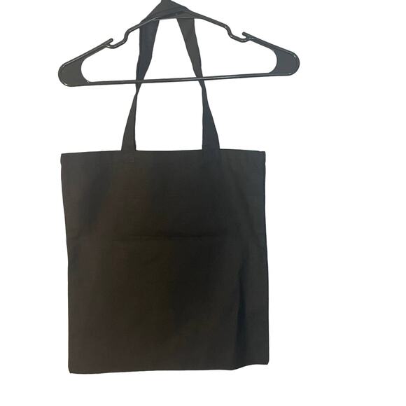 Live Love Woof Black & Red Dog Lovers 12X12 Tote Bag Women - Picture 2 of 4